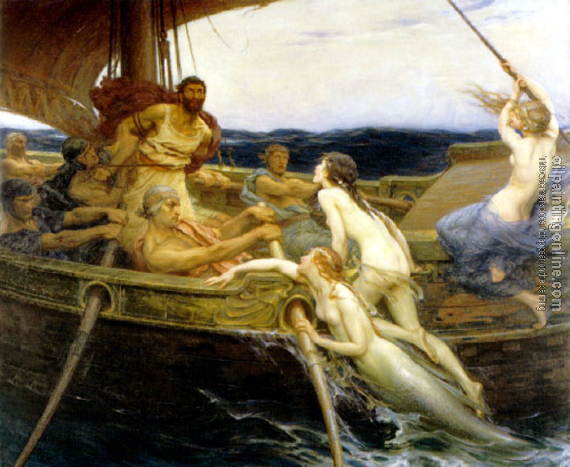 Herbert James Draper - Ulysses and the Sirens